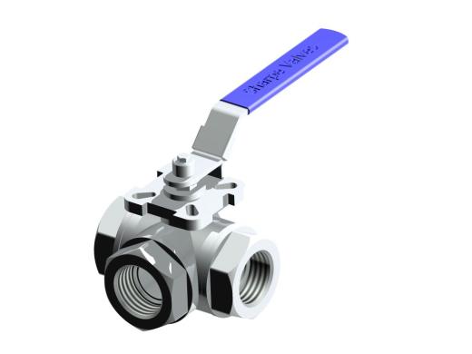 三通球阀Inventor 2010缩略图